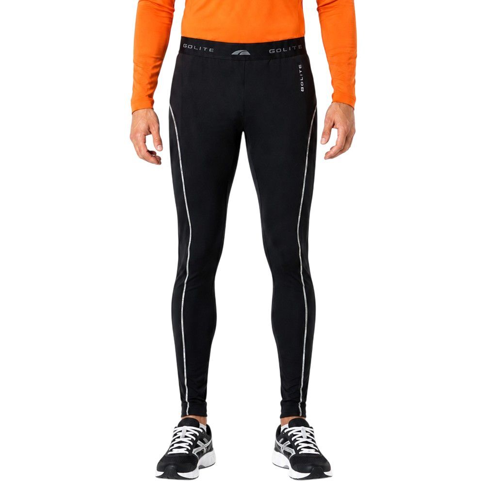GoLite Cross Run Tights Mens Medium Brushed Thermal Insulated Reflective Stretch